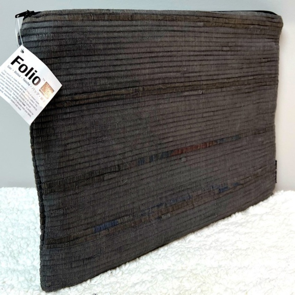 Design Ideas Large Tweed Fabric Folio